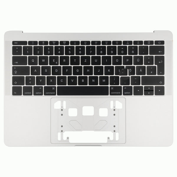 Topcase mit Tastatur für MacBook Pro 13" (A1708 2016) silver QWERTZ