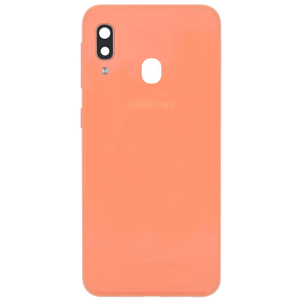 Samsung Galaxy A20e (A202F) Original Akkudeckel Serviceware Coral Orange