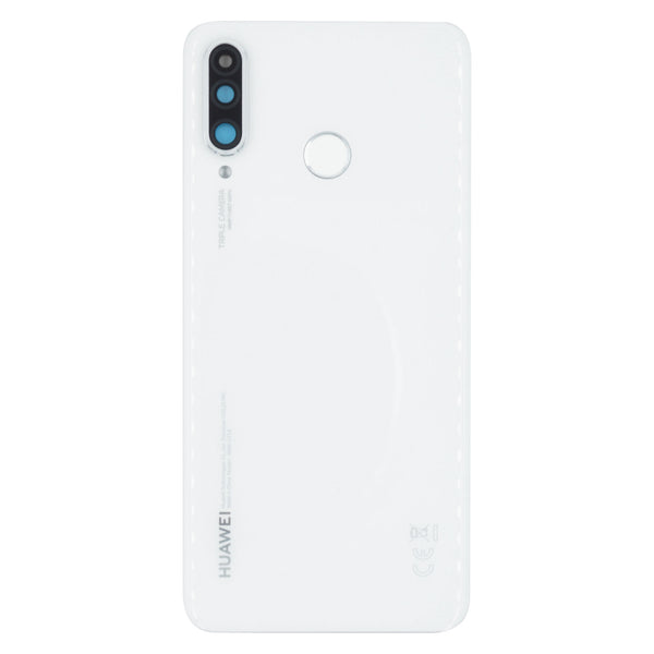 Huawei P30 Lite / P30 Lite New Edition Backcover Akkudeckel Serviceware Pearl White 02352RQB