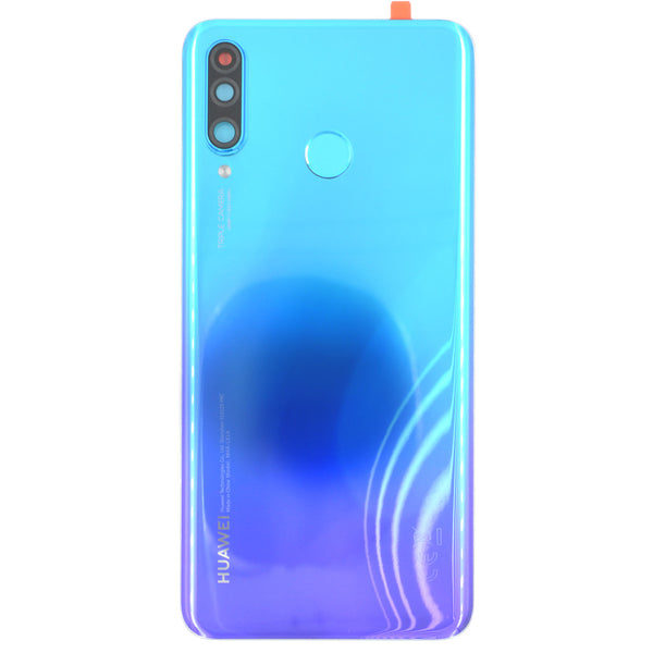 Huawei P30 Lite / P30 Lite New Edition Backcover Akkudeckel Serviceware Peacock Blue 02352RPY