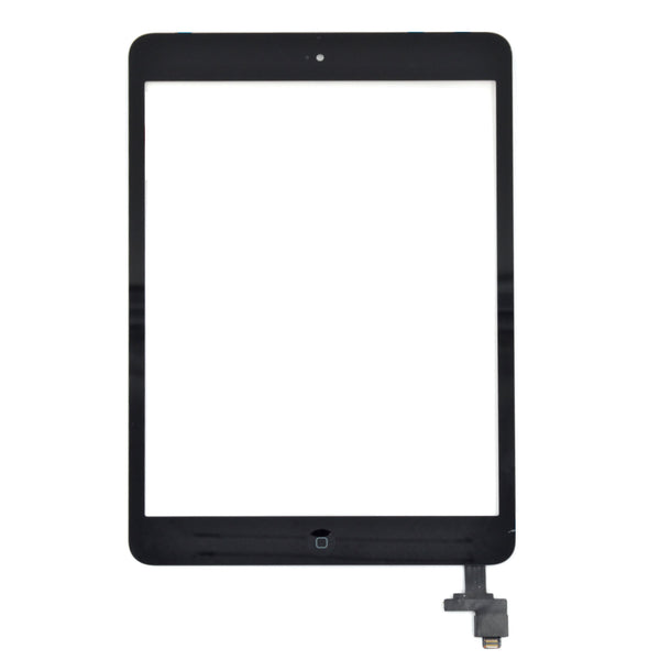 iPad mini 1/2 Touchscreen Premium-Digitizer schwarz mit Kupferrahmen mit IC A1432 A1454 A1455 A1489 A1490 A1491