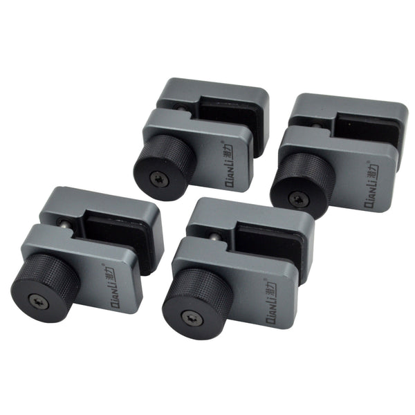 QIANLI iClamp 4er Set Befestigungsklammer Klemme für Smartphone/Tablet Display