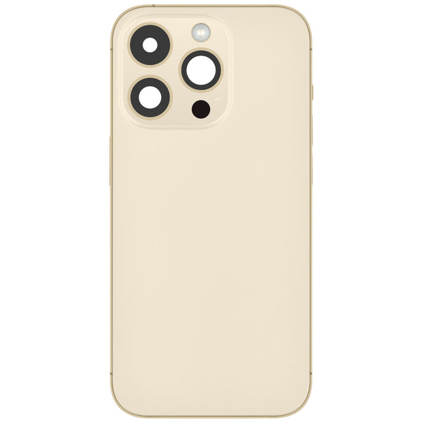 iPhone 14 Pro Gehäuse Backcover Gold "PULLED" EMPTY EU