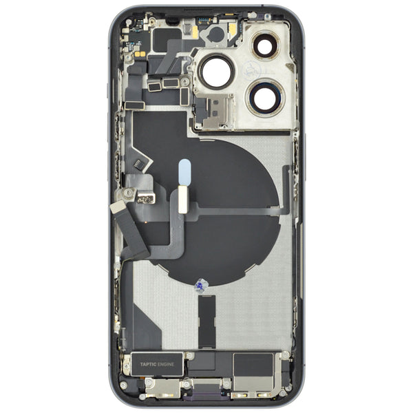 iPhone 14 Pro Gehäuse Backcover Dunkellila bestückt  "PULLED" EU