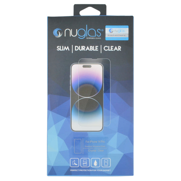 iPhone 14 Pro Schutzfolie Panzerglas Tempered Glass NUGLAS mit Blister