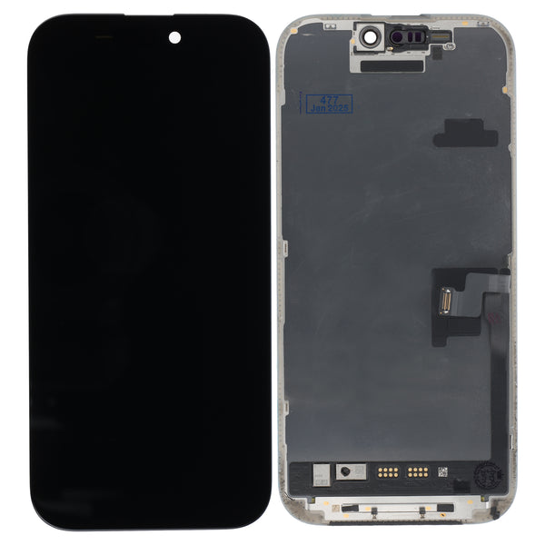 OLED pulled Displayeinheit kompatibel für iPhone 16 pro schwarz (programmierbar)
